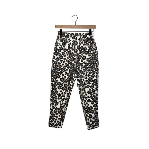 Vintage Denim - VINTAGE Jeans St Tropez High Rise Animal Print Jeans Size 7